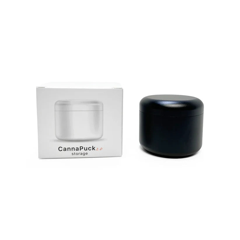 CannaPuck 2.0 Large Herbal Storage - Black