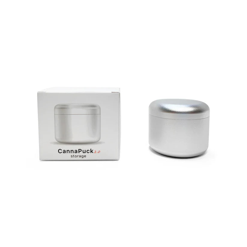CannaPuck 2.0 Large Herbal Storage - Silver