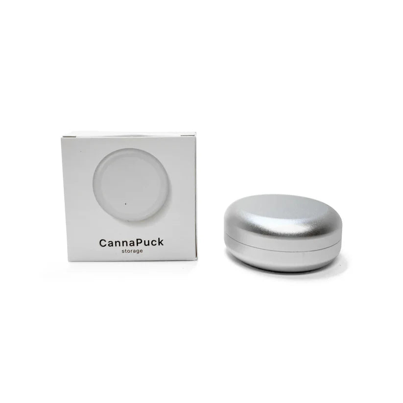 CannaPuck Small Herbal Storage - Silver
