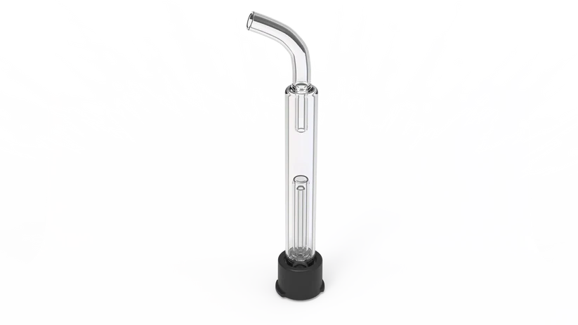Glass Bubbler with Bent Stem for Mighty & Crafty Models