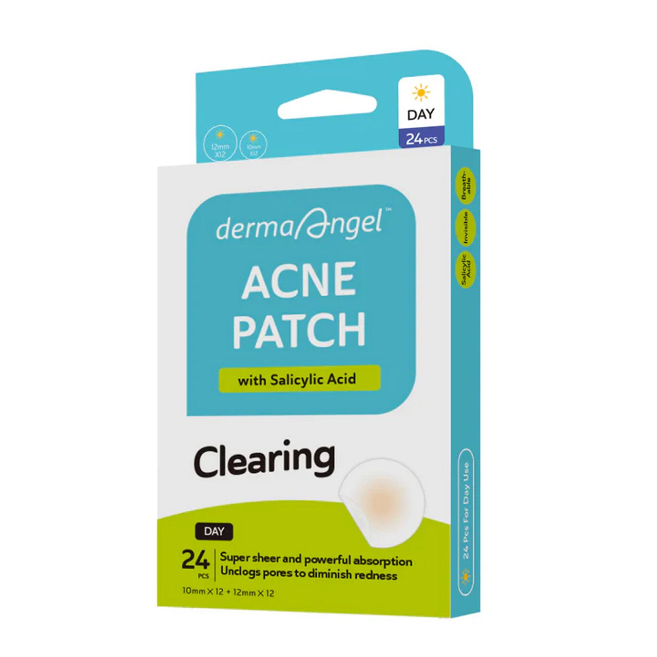 DermaAngel Clearing Day Acne Patch 24pk