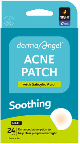 DermaAngel Soothing Night Acne Patch 24pk
